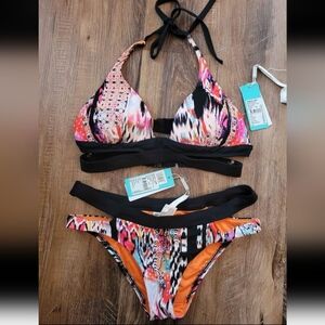 Nordstrom Seafolly Beach Gypsy Bikini 6 and 8